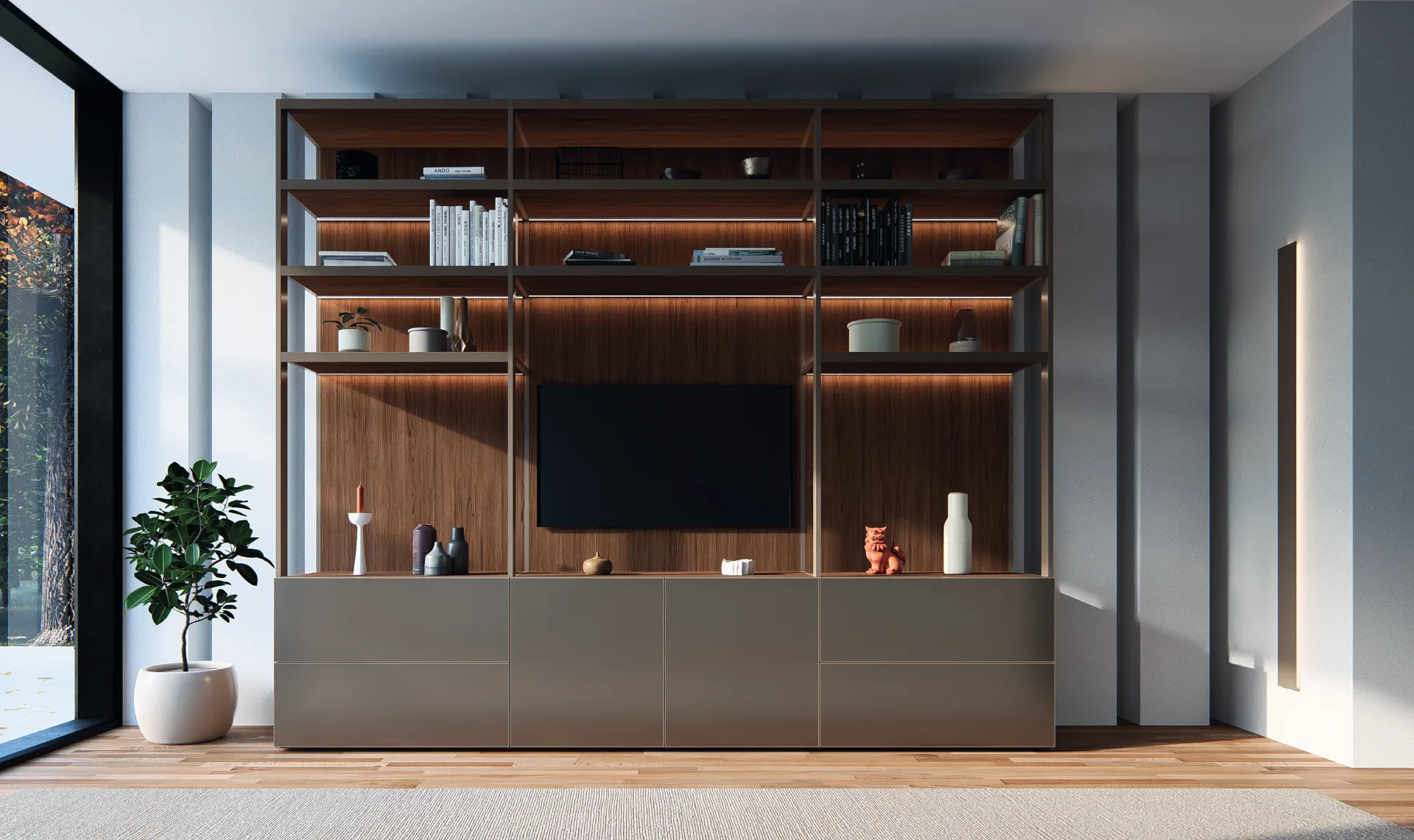 Icaro Living con lampada Line